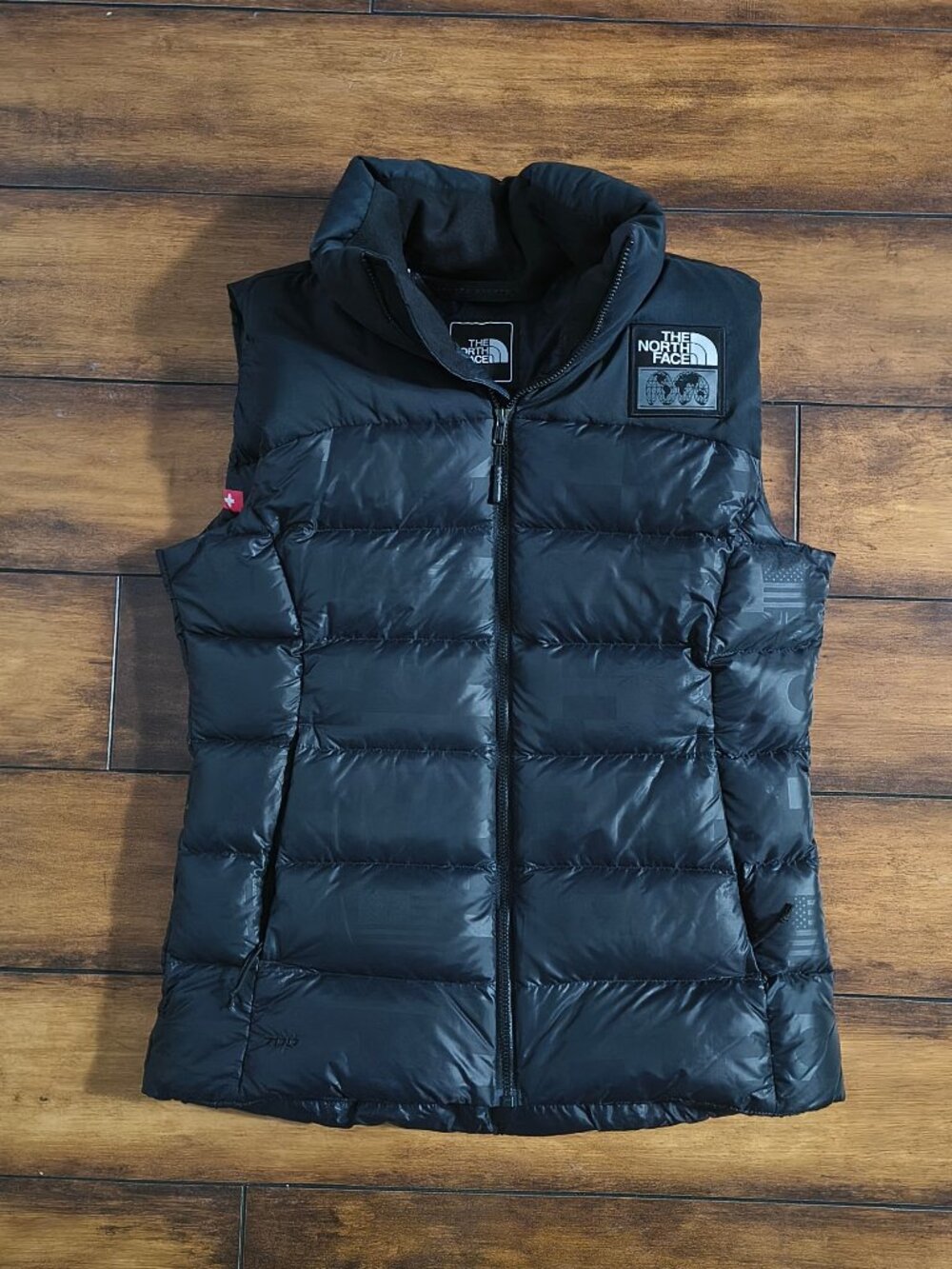 TNF Nuptse International Collection 700 Down Vest Women XS PyeongChang 2018